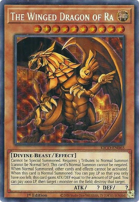 The Winged Dragon of Ra Secret Pharaohs Rare (KICO-EN065) [KICO]