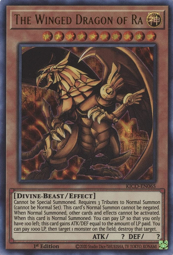 The Winged Dragon of Ra Ultra Pharaohs Rare (KICO-EN065) [KICO]
