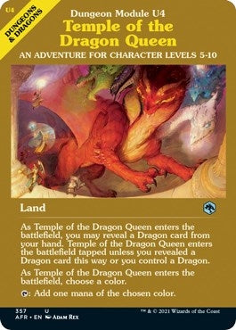 Temple of the Dragon Queen (Dungeon Module) [Dungeons & Dragons: Adventures in the Forgotten Realms]