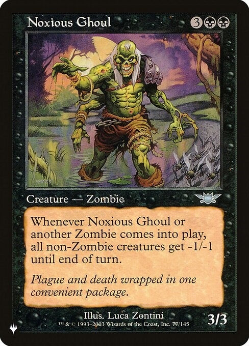 Noxious Ghoul (77) [LIST]