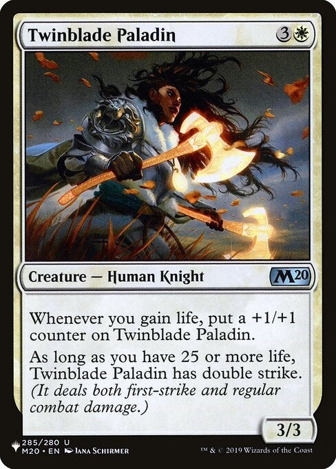 Twinblade Paladin (285) [LIST]