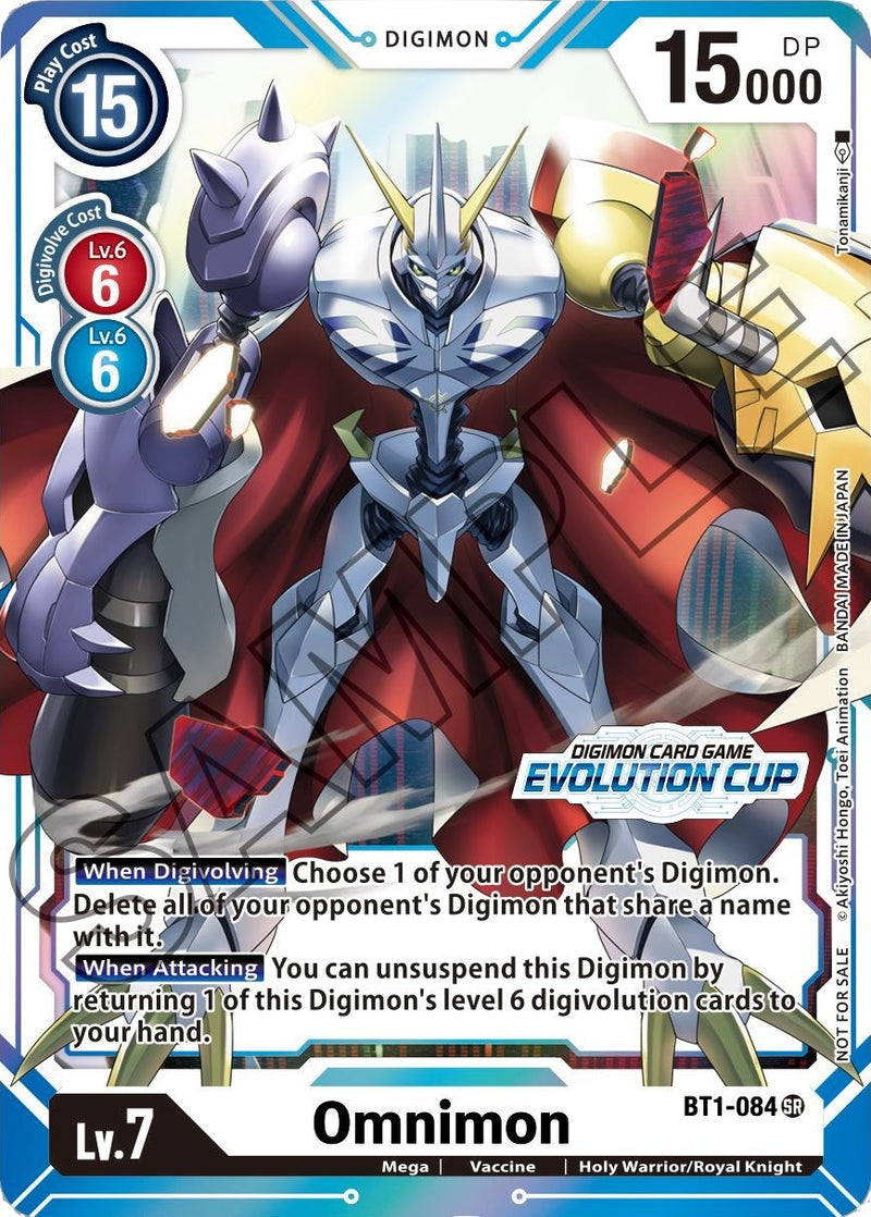 Image for Omnimon - BT1-084 (July Evolution Cup 2021 Stamped) [Release Special Booster]