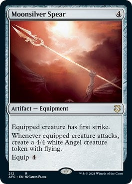 Moonsilver Spear [Dungeons & Dragons: Adventures in the Forgotten Realms Commander]
