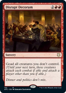 Disrupt Decorum (122) [AFC]