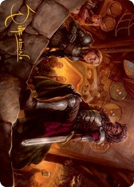 Veteran Dungeoneer Art Card Gold Stamped Signature (36) [ASAFR]