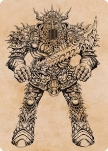 Iron Golem Showcase Art Card (80) [ASAFR]