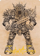 Iron Golem Showcase Art Card Gold Stamped Signature (80) [ASAFR]