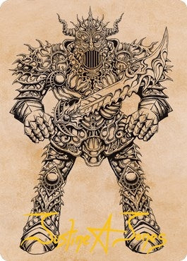 Iron Golem Showcase Art Card Gold Stamped Signature (80) [ASAFR]