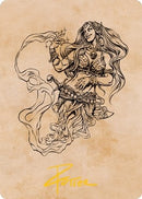Djinni Windseer Showcase Art Card Gold Stamped Signature (74) [ASAFR]