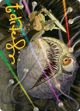 Hive of the Eye Tyrant Art Card Gold Stamped Signature (53) [ASAFR]