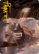 Mountain (277) Art Card (Gold-Stamped Signature) [Dungeons & Dragons: Adventures in the Forgotten Realms Art Series]