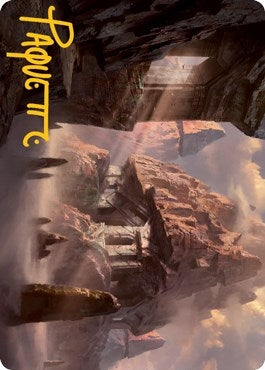 Mountain (277) Art Card (Gold-Stamped Signature) [Dungeons & Dragons: Adventures in the Forgotten Realms Art Series]