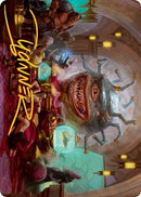 Xanathar Guild Kingpin Art Card Gold Stamped Signature (29) [ASAFR]