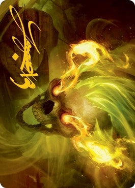 Flameskull Art Card Gold Stamped Signature (14) [ASAFR]
