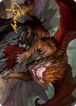 Manticore Art Card Gold Stamped Signature (6) [ASAFR]