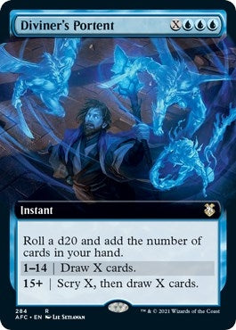 Diviners Portent Extended Art (284) [AFC]