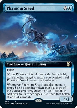 Phantom Steed (Extended Art) [Dungeons & Dragons: Adventures in the Forgotten Realms Commander]