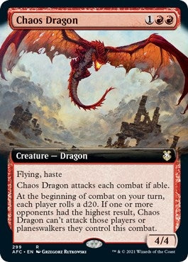Chaos Dragon Extended Art (299) [AFC]