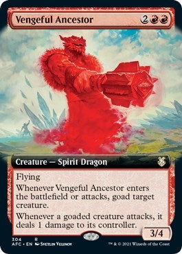 Vengeful Ancestor Extended Art (304) [AFC]