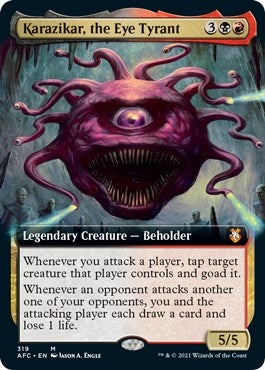 Karazikar the Eye Tyrant Extended Art (319) [AFC]
