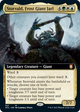 Storvald Frost Giant Jarl Extended Art (327) [AFC]