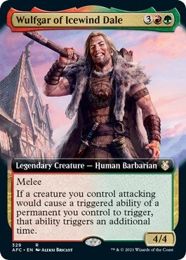 Wulfgar of Icewind Dale Extended Art (329) [AFC]