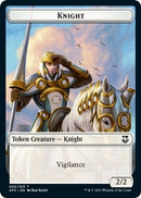 Knight Saproling Double sided Token [AFC]