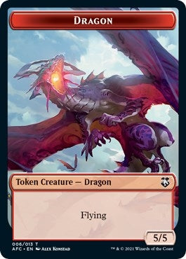 Dragon Dragon Spirit Double sided Token [AFC]