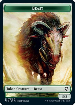 Beast Dragon Spirit Double sided Token [AFC]