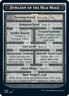Dungeon of the Mad Mage Lost Mine of Phandelver Double sided Token () [AFR]