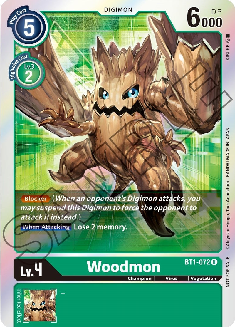 Image for Woodmon - BT1-072 (Event Pack 1) [Release Special Booster]