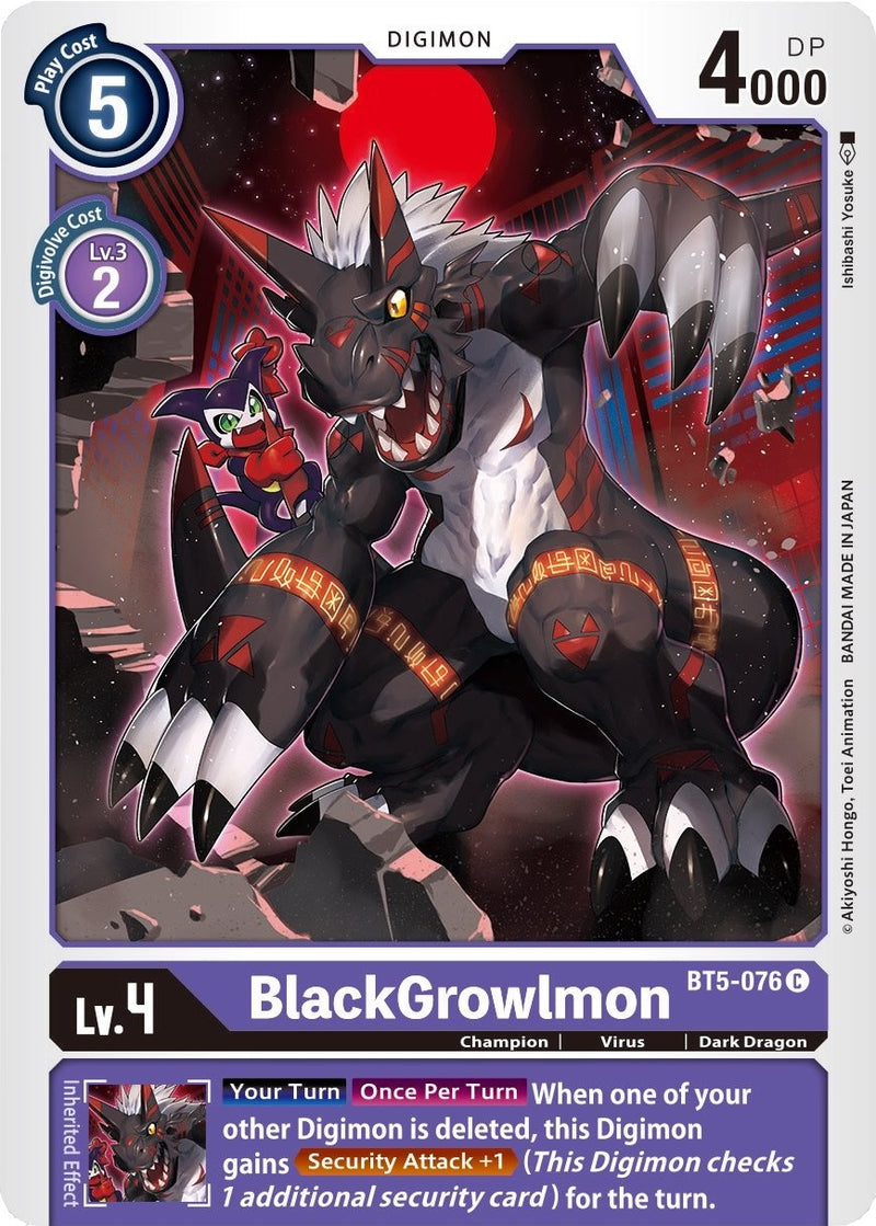 Image for BlackGrowlmon [Battle of Omni]