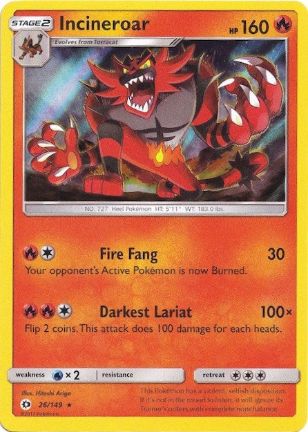 Incineroar 26 149 Water Web Holo (026/149) [MCAP]