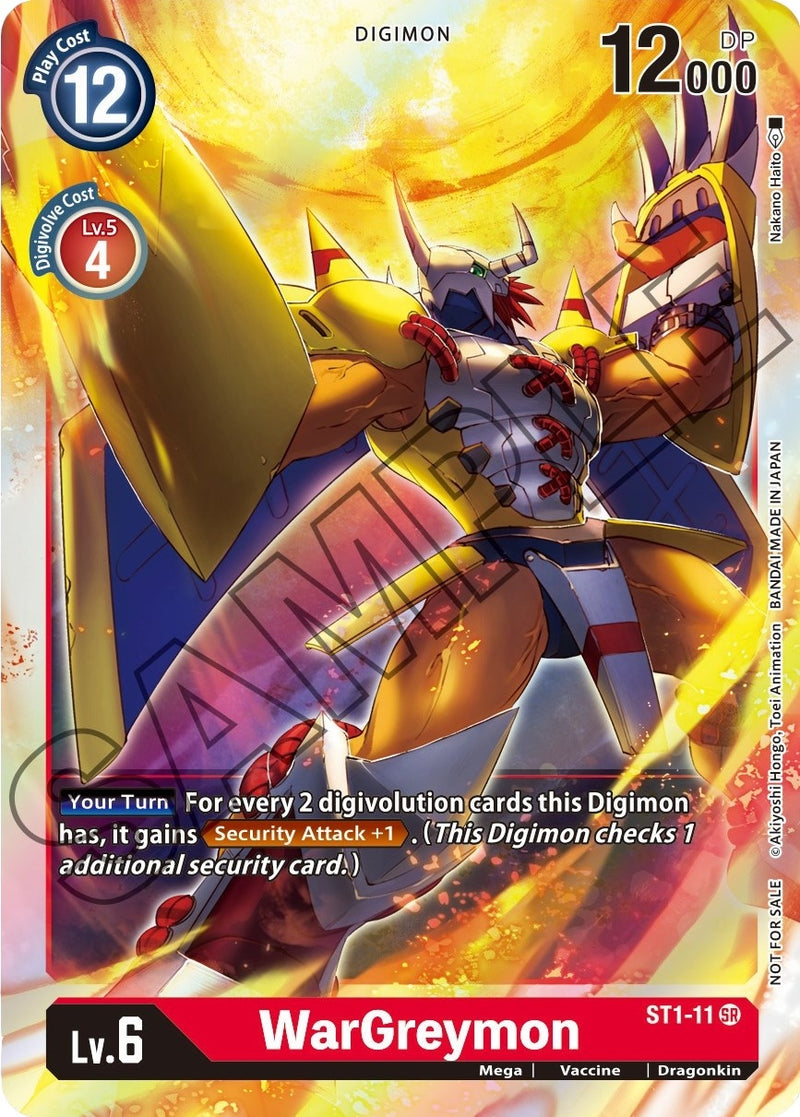 Image for WarGreymon - ST1-11 (Event Pack 1) [Starter Deck 01: Gaia Red]