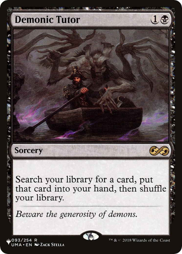Demonic Tutor UMA (93) [LIST]