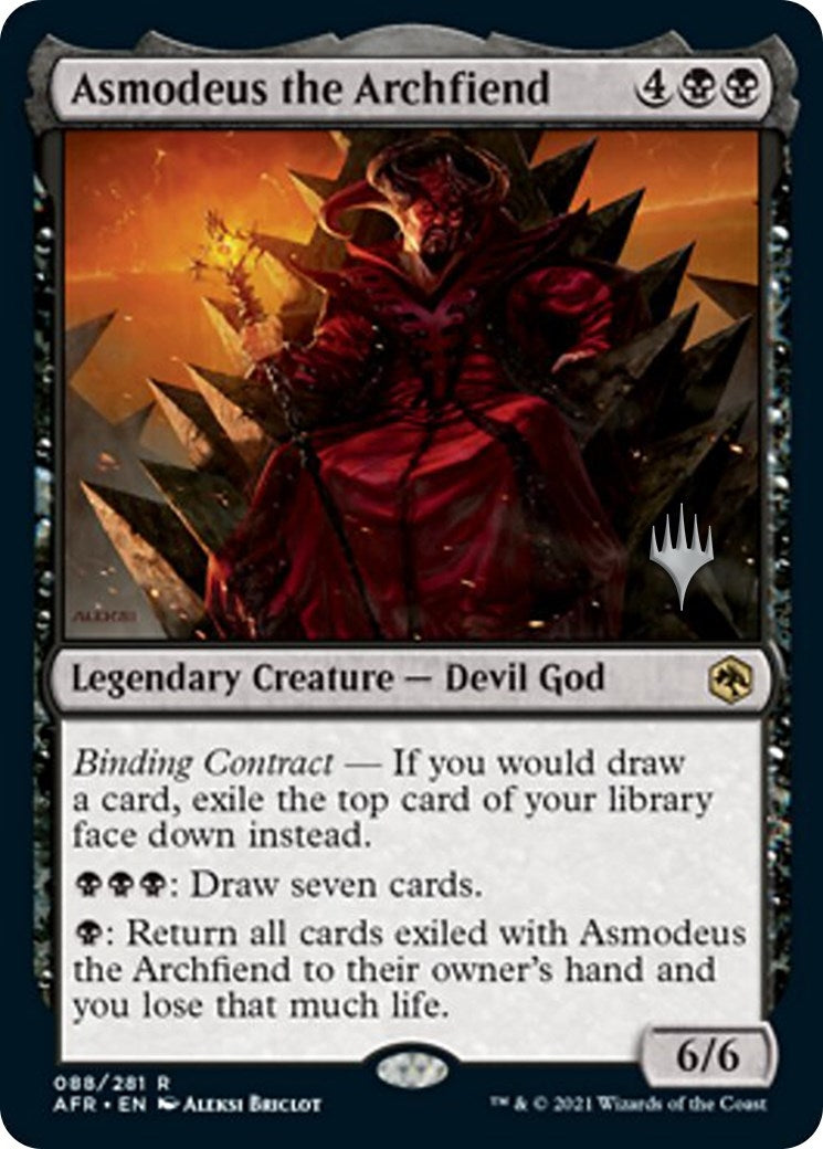 Asmodeus the Archfiend (Promo Pack) [Dungeons & Dragons: Adventures in the Forgotten Realms Promos]