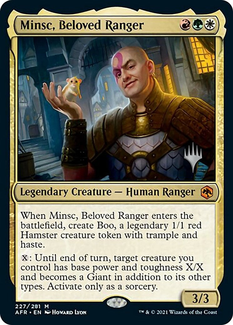 Minsc, Beloved Ranger (Promo Pack) [Dungeons & Dragons: Adventures in the Forgotten Realms Promos]