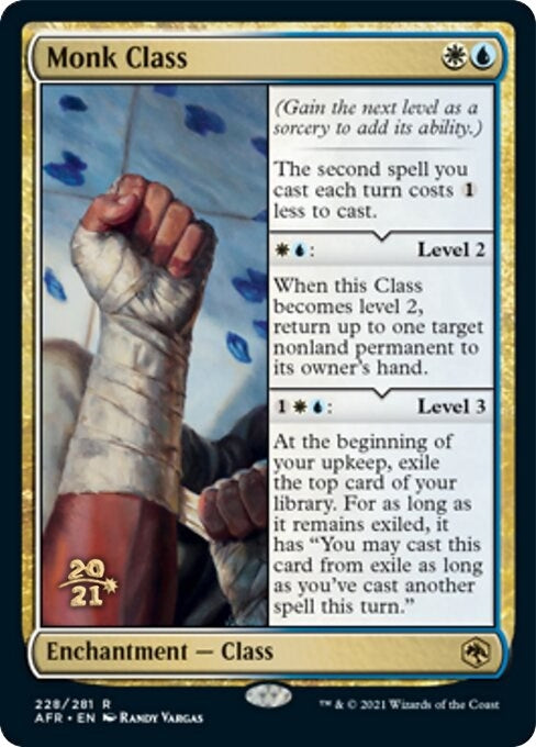 Monk Class [Dungeons & Dragons: Adventures in the Forgotten Realms Prerelease Promos]
