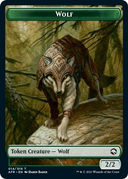 Wolf Icingdeath Frost Tongue Double sided Token () [AFR]