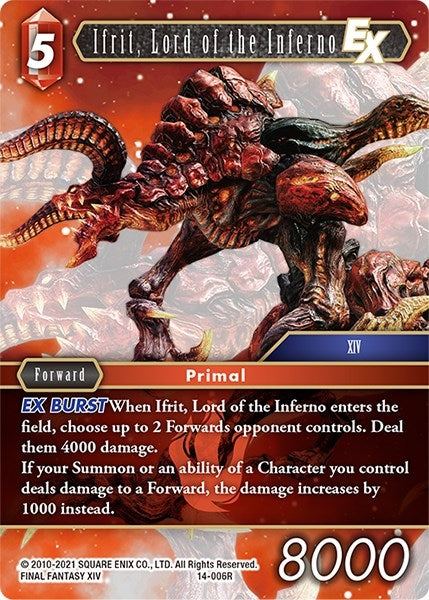 Ifrit Lord of the Inferno EX (14-006R) [OP14]