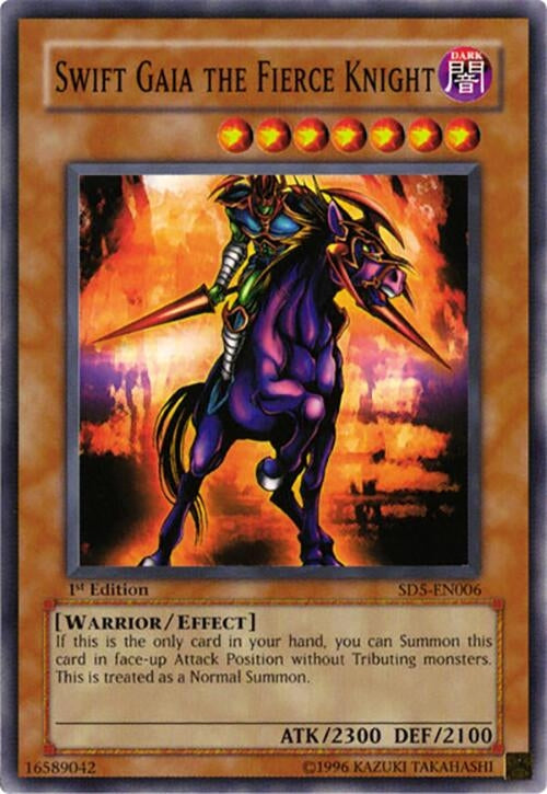 Swift Gaia the Fierce Knight (SD5-EN006)