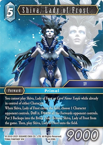 Shiva Lady of Frost (14-036L) [OP14]