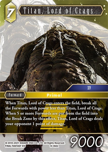 Titan Lord of Crags (14-062L) [OP14]