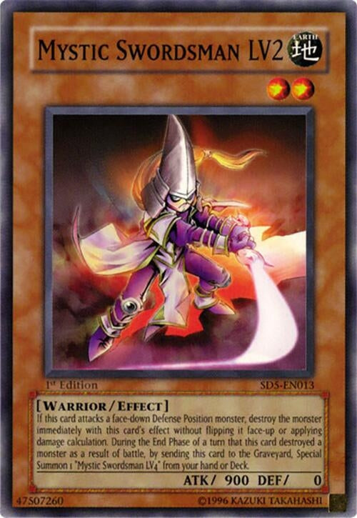 Mystic Swordsman LV2 (SD5-EN013)