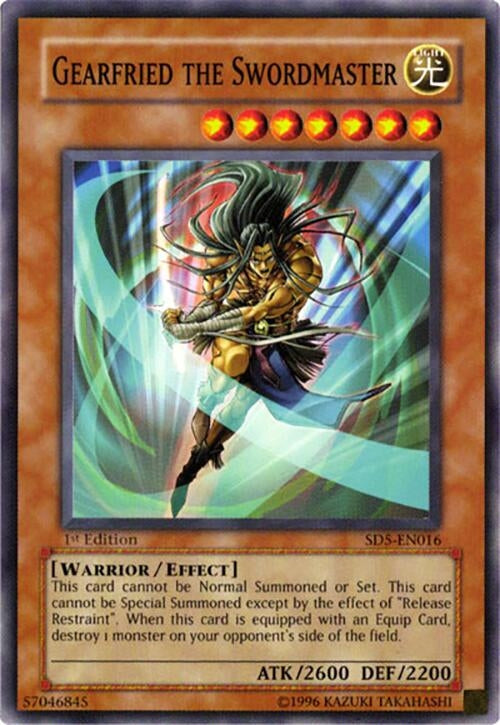 Gearfried the Swordmaster (SD5-EN016)
