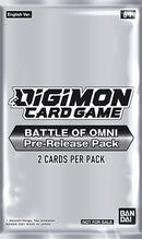 Image for Battle of Omni Pre-Release Pack - Digimon Card Game
