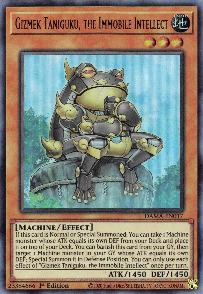 Gizmek Taniguku the Immobile Intellect (DAMA-EN017) [DAMA]