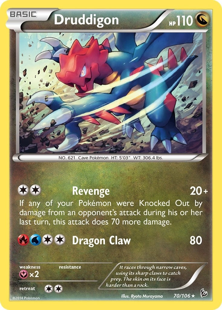 Druddigon 70 106 Flashfire (070/106) [PR]