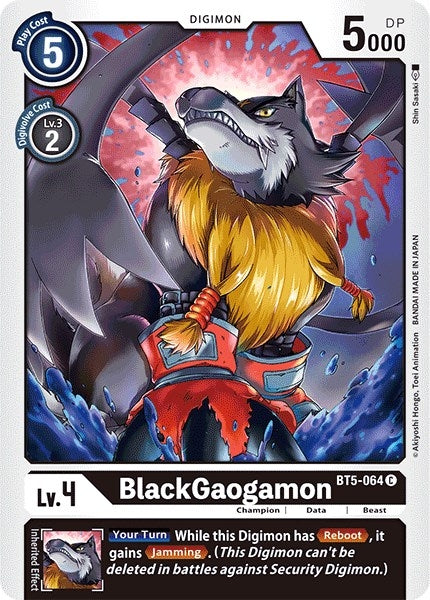 Image for BlackGaogamon [Battle of Omni]