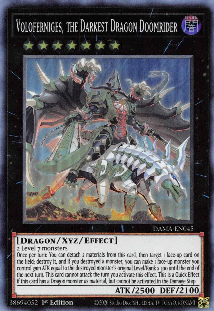 Voloferniges the Darkest Dragon Doomrider (DAMA-EN045) [DAMA]